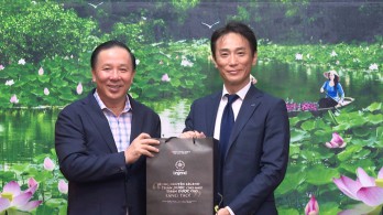 Suntory Pepsico Vietnam Co. Ltd greets leaders of Long An province