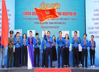 Gần 3,3 tỉ đồng thực hiện Chiến dịch Thanh niên tình nguyện hè năm 2023