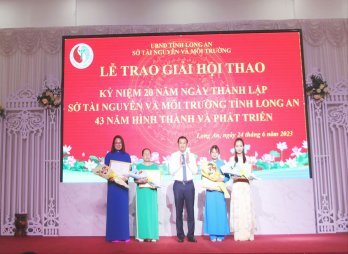 Sở Tài nguyên và Môi trường kỷ niệm 20 năm Ngày thành lập Sở