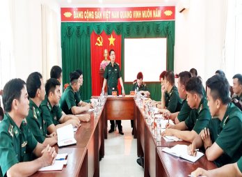 Đồn Biên phòng Cửa khẩu Quốc tế Bình Hiệp: Đẩy mạnh công tác đấu tranh phòng, chống tội phạm