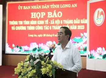 UBND tỉnh họp báo thông tin tình hình kinh tế - xã hội 6 tháng đầu năm 2023