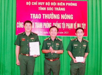 Biên phòng Sóc Trăng triệt phá ổ ma túy