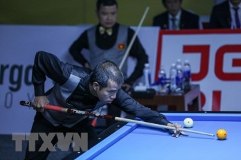 Trần Quyết Chiến lần thứ 2 vô địch Billiard Carom 3 băng Cup Thế giới