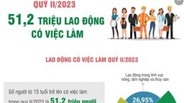 51,2 triệu lao động có việc làm trong quý 2 năm 2023