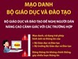 Cảnh báo các trường hợp mạo danh Bộ Giáo dục và Đào tạo