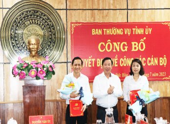 Bí thư Huyện ủy Đức Hòa - Phan Nhân Duy giữ chức Phó Trưởng ban Tổ chức Tỉnh ủy