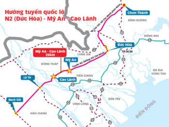 Investment capital of My An – Cao Lanh expressway surges by over 61mil USD