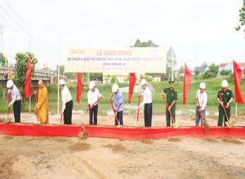 Khởi công công trình Di tích lịch sử Quốc gia Khu vực Đồn Long Khốt giai đoạn 2