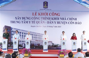 President attends groundbreaking, launching ceremonies for vital projects