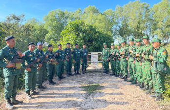 Tăng cường công tác đối ngoại biên phòng