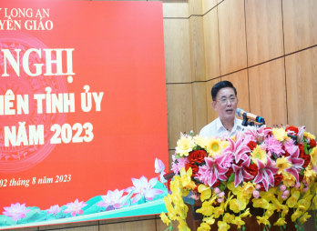 Hội nghị Báo cáo viên Tỉnh ủy tháng 7/2023