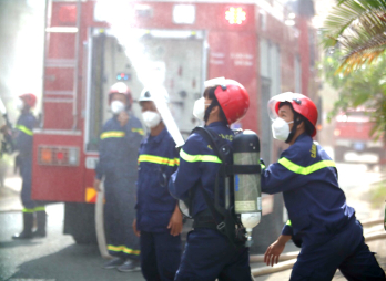 Long An diễn tập phương án xử lý tình huống chữa cháy và cứu hộ, cứu nạn cấp tỉnh