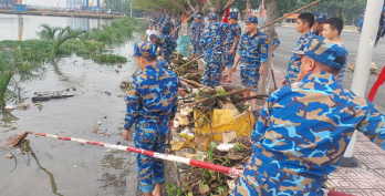 Vùng 2 Hải quân sôi nổi hoạt động 'Ngày Thứ bảy tình nguyện'