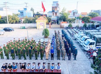 Bến Lức mở đợt cao điểm bảo đảm trật tự, an toàn giao thông và phòng, chống tội phạm