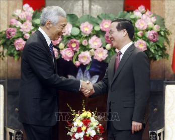 President hails significance of Singaporean PM’s visit