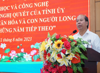 Quán triệt Nghị quyết số 51 về “Xây dựng, phát triển văn hóa và con người Long An đến năm 2030 và những năm tiếp theo”