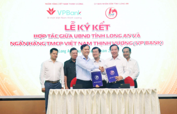 Long An Provincial People's Committee signs cooperation agreement with VP Bank