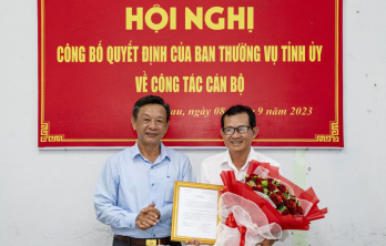 Nhà báo Ngô Minh Toàn giữ chức Tổng Biên tập Báo Cà Mau