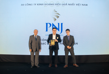 PNJ ghi danh Top 50 công ty kinh doanh hiệu quả nhất Việt Nam 2023