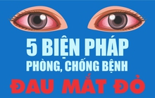 5 biện pháp phòng, chống bệnh đau mắt đỏ