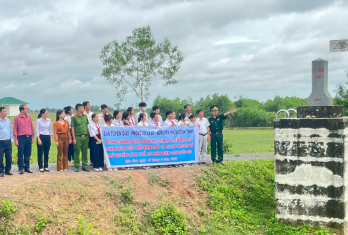 Đồn Biên phòng Bình Thạnh: Tuyên truyền phân giới, cắm mốc Việt Nam - Campuchia