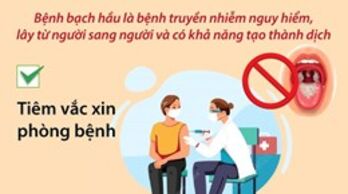 Chủ động phòng, chống dịch bệnh bạch hầu