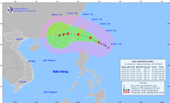 Highly powerful storm on its way to East Sea