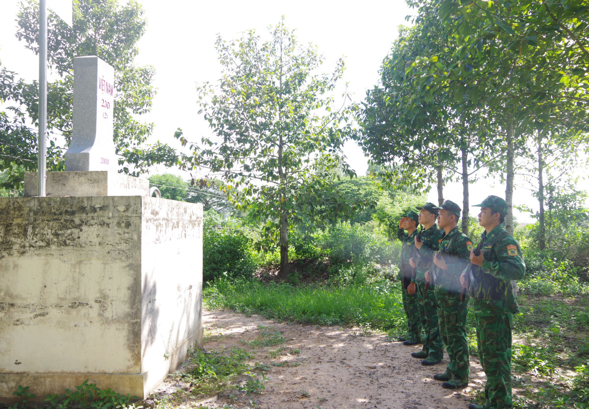 Lực lượng bộ đội biên phòng tỉnh duy trì nghiêm công tác tuần tra, kiểm soát, bảo vệ biên giới