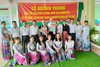 Tổ chức Latter-Day Saints Charities đến làm việc tại Long An