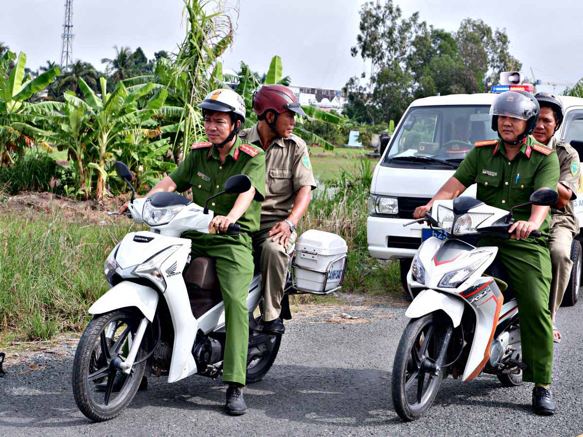 Tuần tra là một trong những biện pháp góp phần giữ gìn an ninh, trật tự, an toàn xã hội