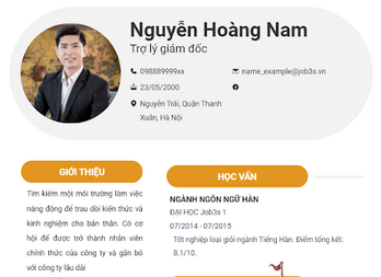 Job3s gợi ý cách viết mục tiêu ngắn hạn và dài hạn trong CV