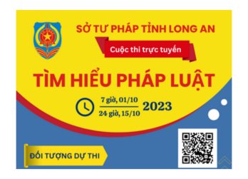 Long An: Gần 20.000 người tham gia Cuộc thi trực tuyến 'Tìm hiểu pháp luật' năm 2023 do Sở Tư pháp tổ chức