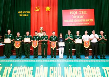 Đồn Biên phòng Tuyên Bình đoạt giải nhất Hội thi 'Dân vận khéo' năm 2023