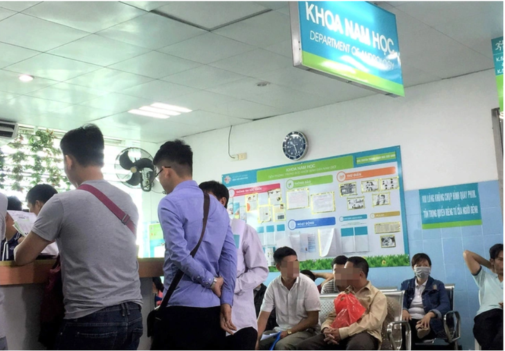 Nam giới đi khám nam học ngày càng gia tăng và trẻ hóa - Ảnh: Xuân Mai