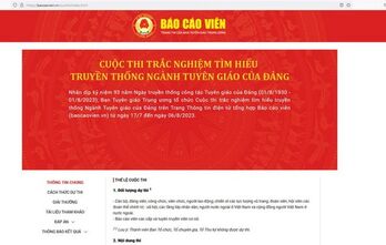 Cuộc thi "Tìm hiểu pháp luật về phòng, chống tham nhũng, tiêu cực"