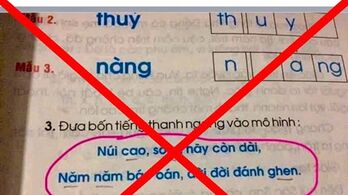 Không lan truyền thông tin chưa được kiểm chứng về sách giáo khoa