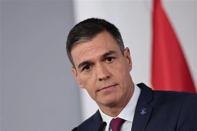 Thủ tướng Tây Ban Nha Pedro Sanchez. (Ảnh: AFP/TTXVN)