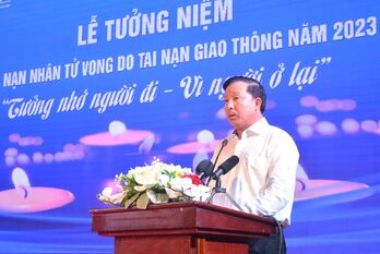 UBND tỉnh tổ chức Lễ tưởng niệm các nạn nhân tử vong do tai nạn giao thông