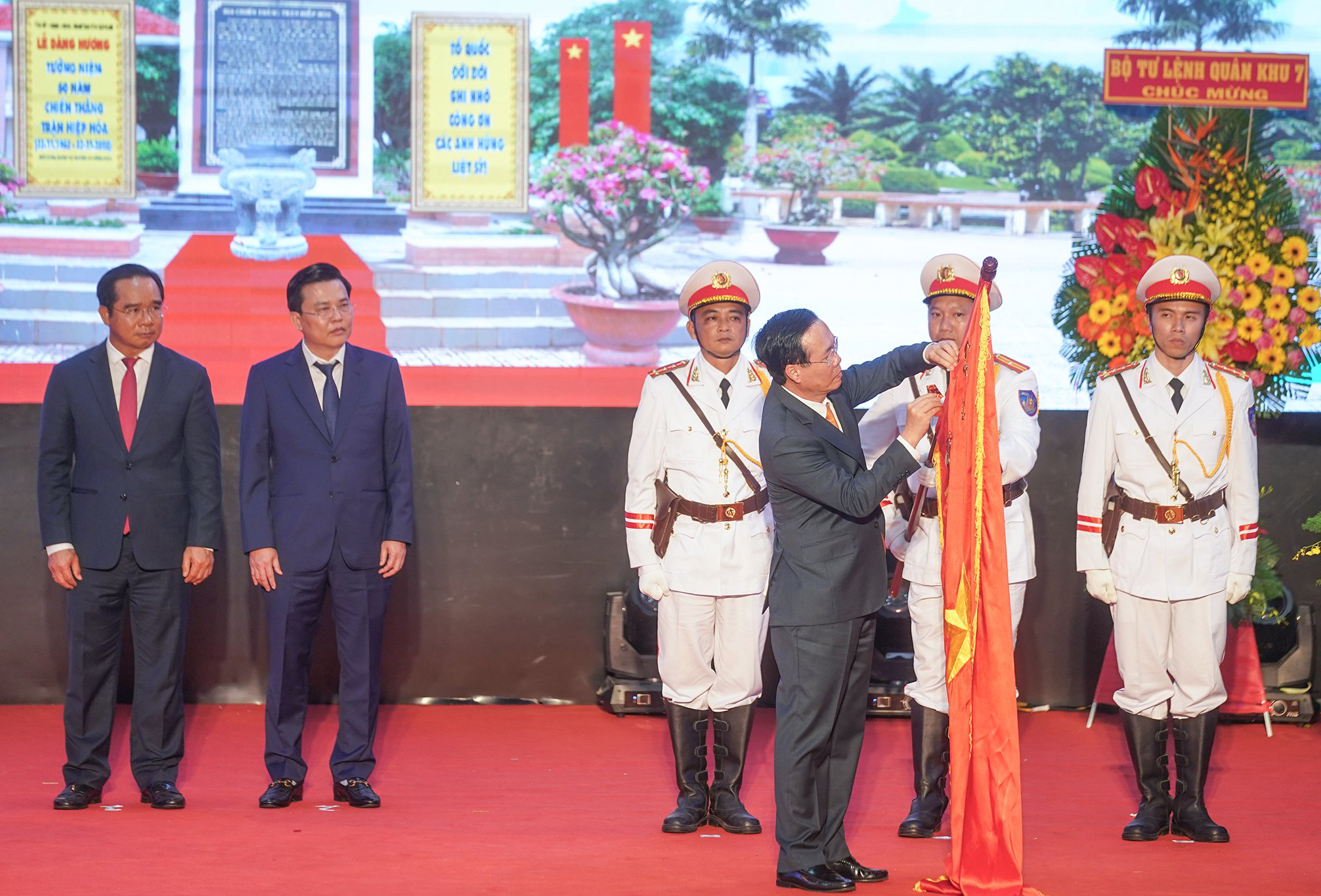 Phát biểu của Chủ tịch UBND tỉnh Long An tại Lễ kỷ niệm 60 năm Chiến thắng Hiệp Hòa và đón nhận Huân chương Hồ Chí Minh