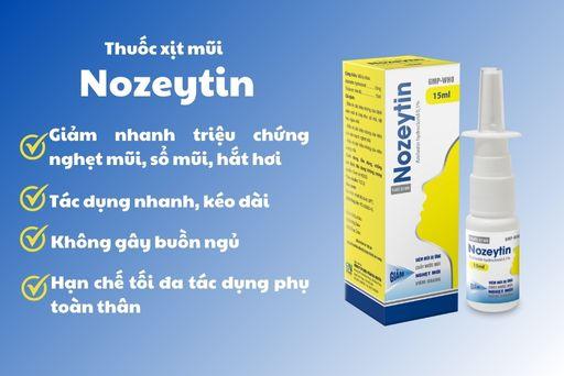 Nozeytin - Thuốc kháng Histamin chuyên trị bệnh viêm mũi dị ứng