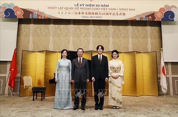 President attends ceremony marking 50 years of Vietnam-Japan diplomatic ties