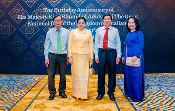 Vietnam - Thailand Friendship Association of Long An province congratulates National Day of Kingdom of Thailand in Ho Chi Minh City