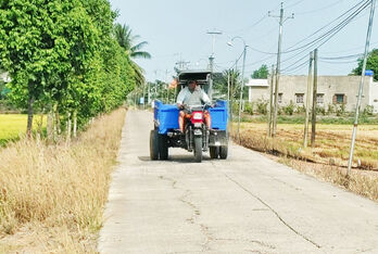 Thí điểm hỗ trợ đầu tư 152km đường giao thông nông thôn