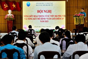 Ngành Giáo dục và Đào tạo Long An: Quan tâm chăm lo công tác cán bộ nữ