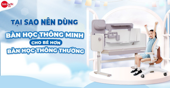 Tại sao nên dùng bàn học thông minh cho bé hơn là bàn học thông thường