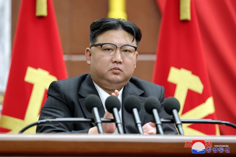 Nhà lãnh đạo Triều Tiên Kim Jong-un. (Ảnh: Yonhap/TTXVN)