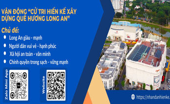 Thông báo về việc tham gia bình chọn các tác phẩm Logo Cuộc vận động ‘Cử tri hiến kế xây dựng quê hương Long An’