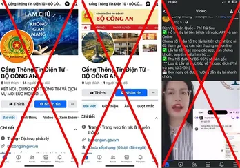 Cảnh báo thủ đoạn mạo danh Cổng Thông tin Điện tử Bộ Công an để lừa đảo
