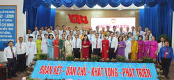 Bà Mai Thị Xuân Phương tái đắc cử Chủ tịch UBMTTQ Việt Nam  TP.Tân An nhiệm kỳ 2024 - 2029