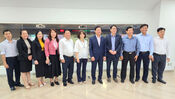 Long An province delegation learns experience in digital transformation and smart urban construction in Korea